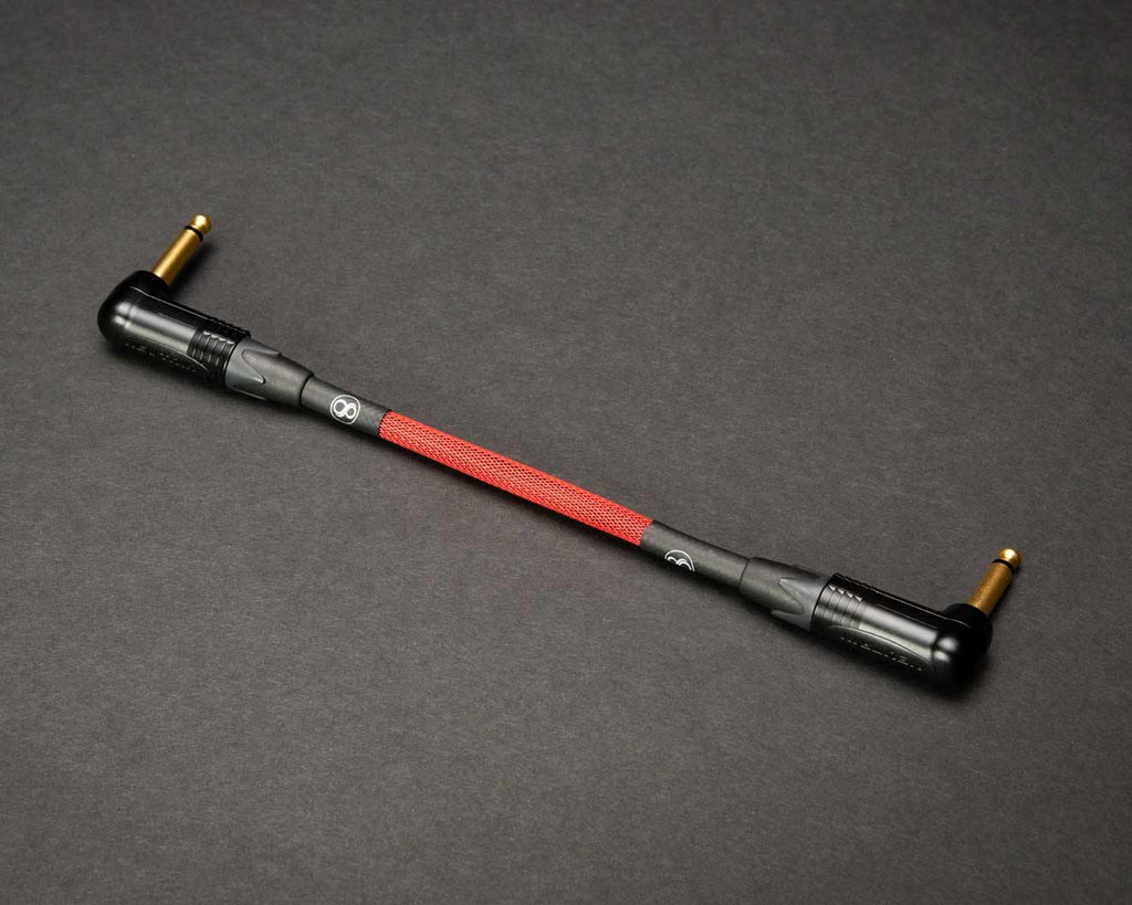 Limitless Cables Custom Low Capacitance Guitar Patch Cable FIRE Color