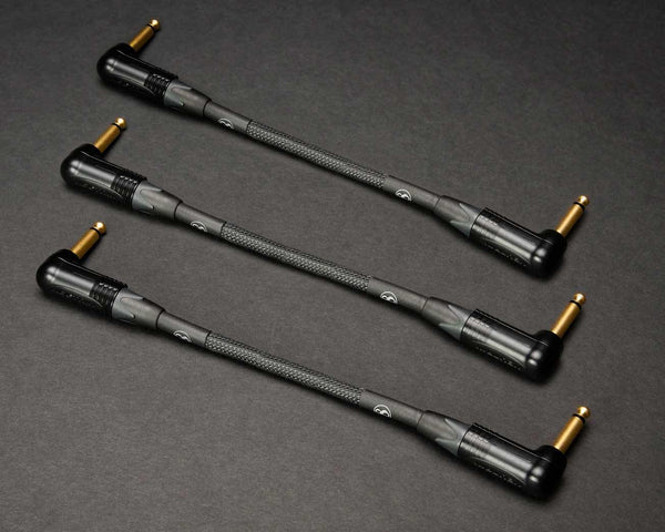 Limitless Cables Custom Low Capacitance Guitar Patch Cable SMOKE color  3 Pack